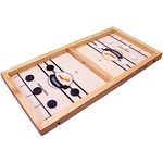 GICO Hockey Sling Puck Spiel Tischhockey - Das schnelle Brettspiel aus Holz - 2912, Massiv-Hartholzrahmen, geeignet für die ganze Familie - Preisvergleich
