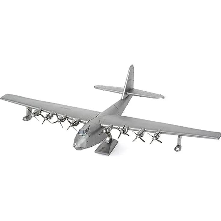 Metal Earth ICX143, 3D Metallbausatz Transportflugboot The Spruce Goose, lasergeschnittenes Modell, 3 Metallplatinen, ab 14 Jahre