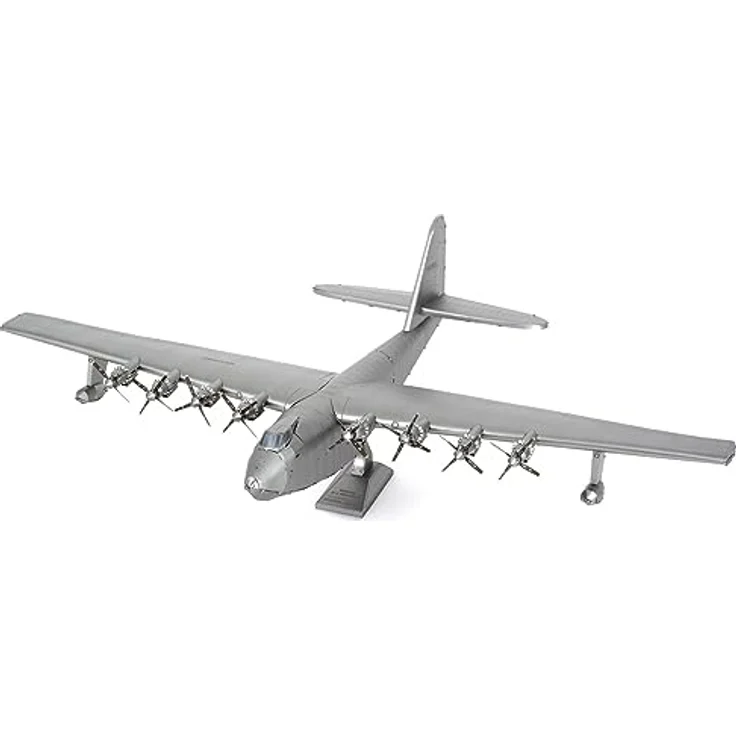 Metal Earth ICX143, 3D Metallbausatz Transportflugboot The Spruce Goose, lasergeschnittenes Modell, 3 Metallplatinen, ab 14 Jahre – Bild 1