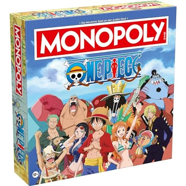 Winning Moves Monopoly One Piece, Brettspiel für 2-6 Spieler, deutsch, ab 8 Jahren – Bild 1
