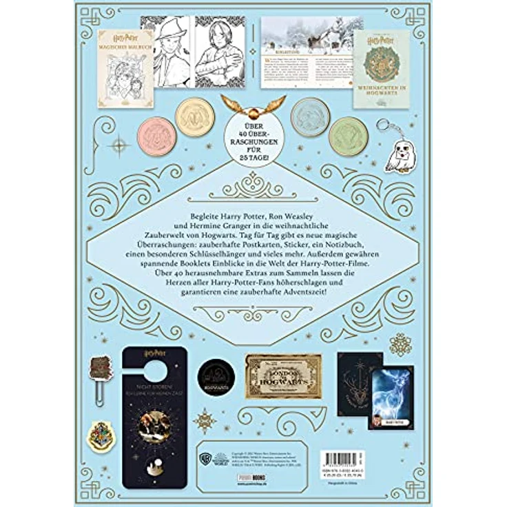 Panini Verlags Aus den Filmen zu Harry Potter: Magische Weihnachten, offizieller Adventskalender mit einzigartigen Überraschungen – Bild 2