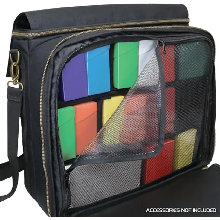 ENHANCE MTG-Tasche, Sammelkarten-Reisetasche mit anpassbarem Innenleben, Kartenschutzschirm, wetterfest, 44 cm x 36 cm x 6,9 cm – Bild 4
