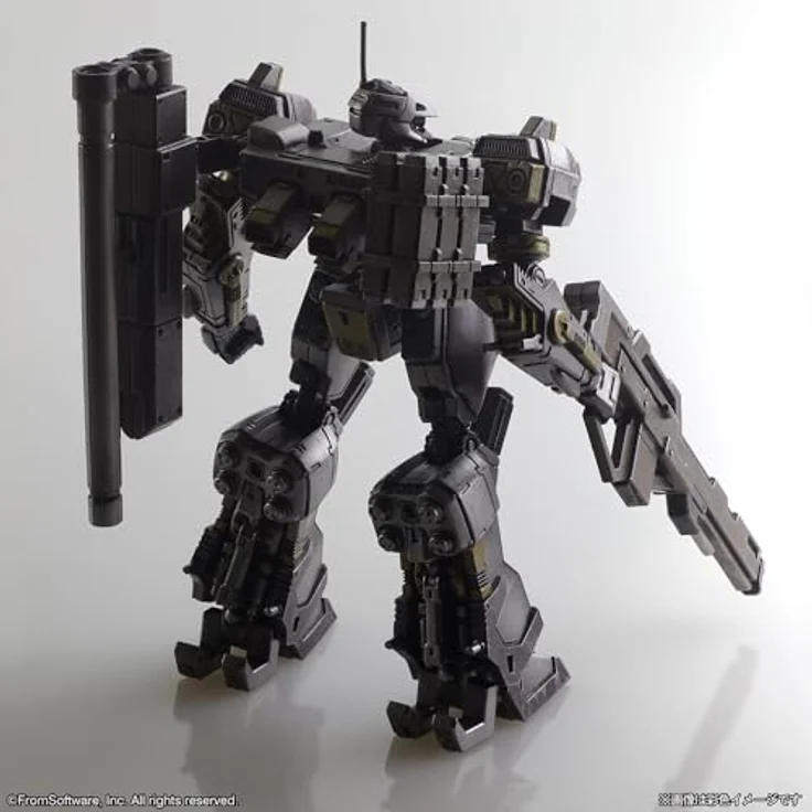 SquareEnix Armored Core Structure Arts Plastic Model Kits 4er-Pack Series 1, 4 detailreiche Mecha-Bausätze mit Artikulationspunkten und austauschbaren Teilen, 9-11 cm groß – Bild 3