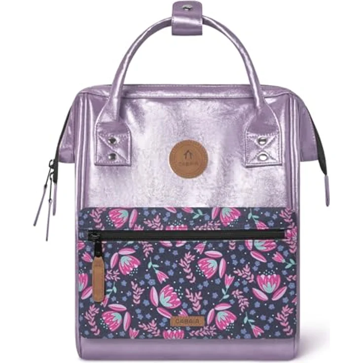 Cabaia Adventurer Iridescent Kinderrucksack S 32 cm, pink, 100% Polyurethan, 23 cm x 13 cm – Bild 2