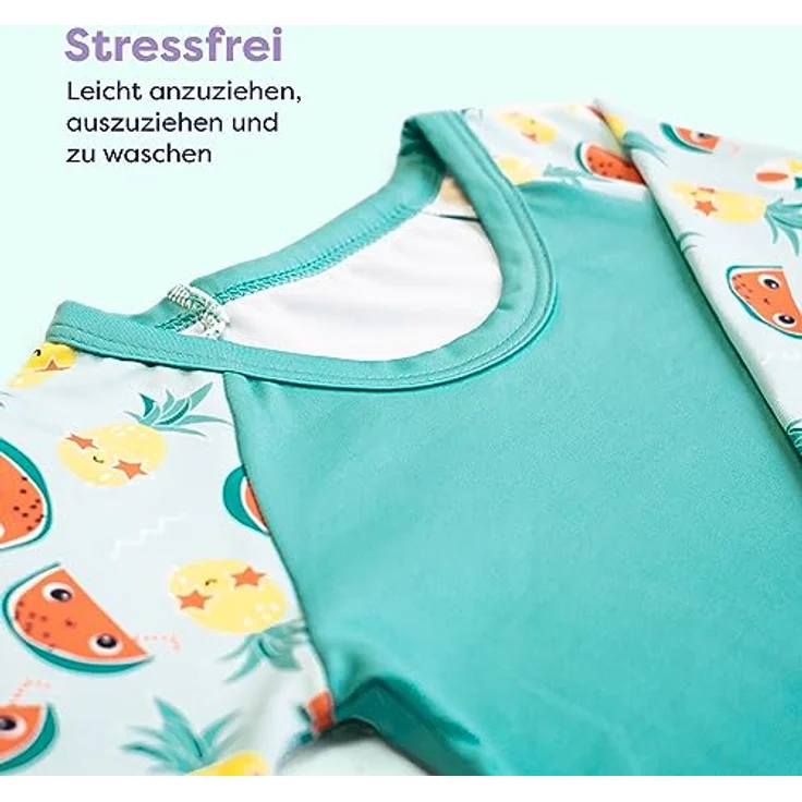 Bambino Mio, schützendes Schwimmshirt für Babys und Kleinkinder, Langarmshirt mit Sonnenschutz, LSF 40+, Süß, XL (2 Jahre+) – Bild 4