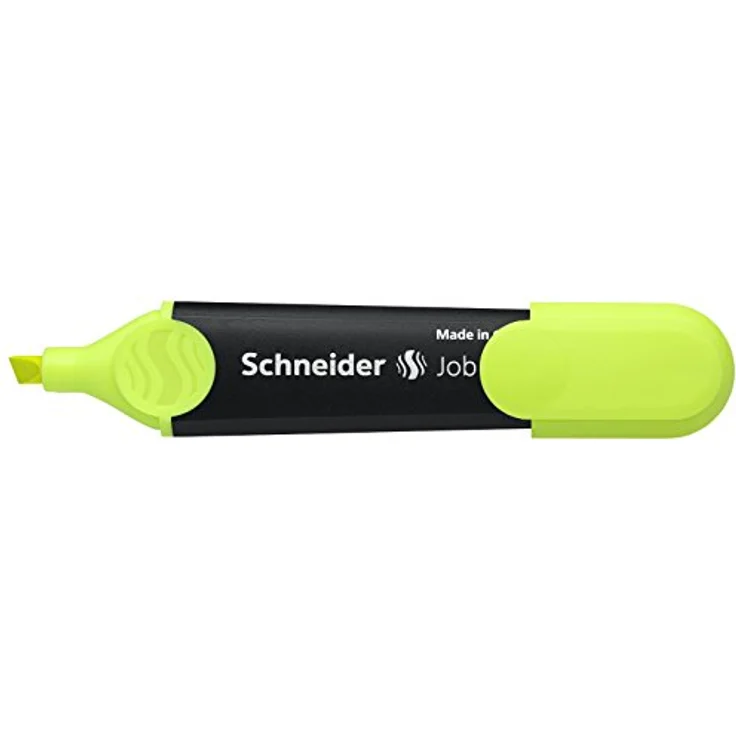 Schneider Job 150 Textmarker (nachfüllbar und lichtbeständig) 10er Pack gelb – Bild 4