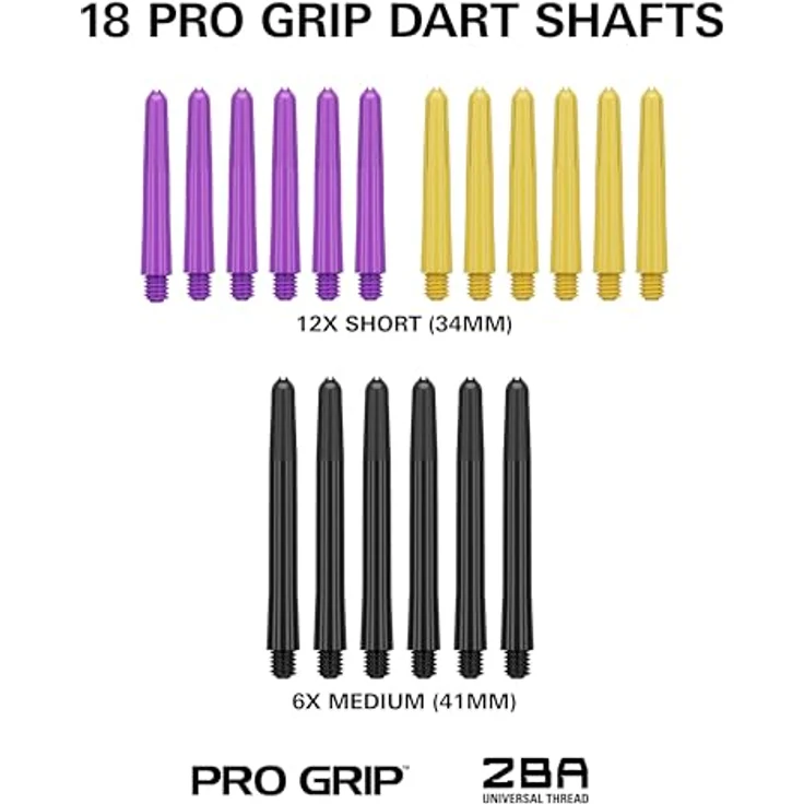 Target Darts Luke Littler Dart Accessories Set, 85-teilig mit Dart-Flügen in verschiedenen Farben, Pro Grip Schäfte, Multifunktionswerkzeug und Dartspitzenschärfer für Stahlspitzen – Bild 3