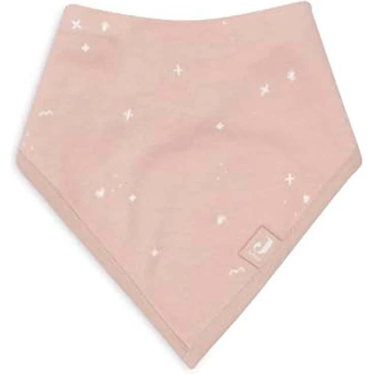 Jollein Sabberlätzchen Baby - Bandana Twinkling Wild Rose - 2er Pack 100% Baumwolle Klettverschluss Babylätzchen – Bild 3
