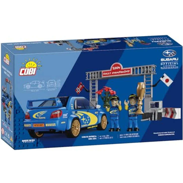 COBI Subaru Impreza WRC 2004, Modellfahrzeug aus Bausteinen made in EU – Bild 4