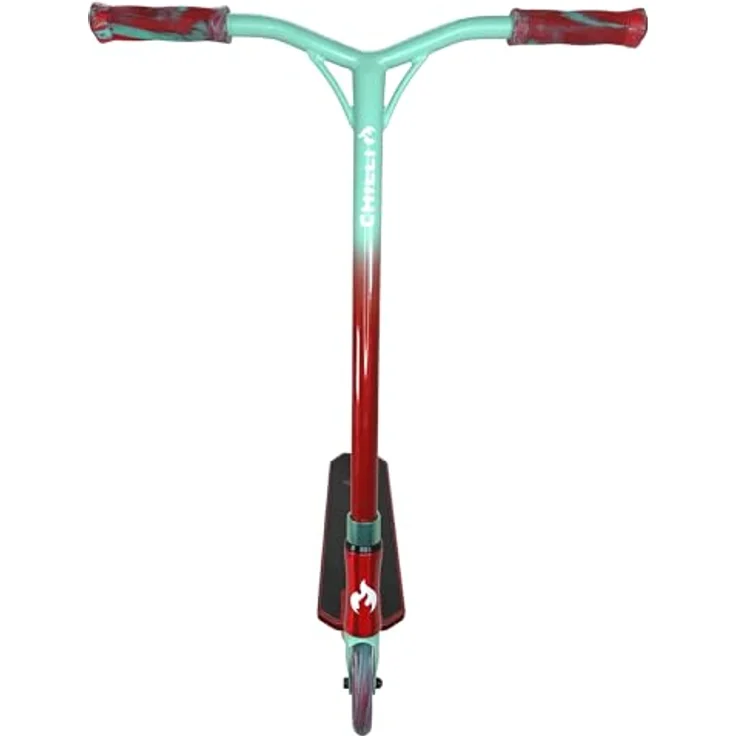 Chilli Pro Jumpstart M Stunt-Scooter, 81 cm, transparent Rot / Türkis, leicht und stabil für Einsteiger – Bild 6