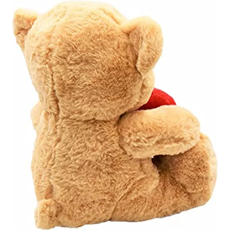Geschenkestadl Teddybär mit Herz I love you, 30 cm Kuscheltier aus 100% Polyester, waschbar bei 30°C – Bild 2