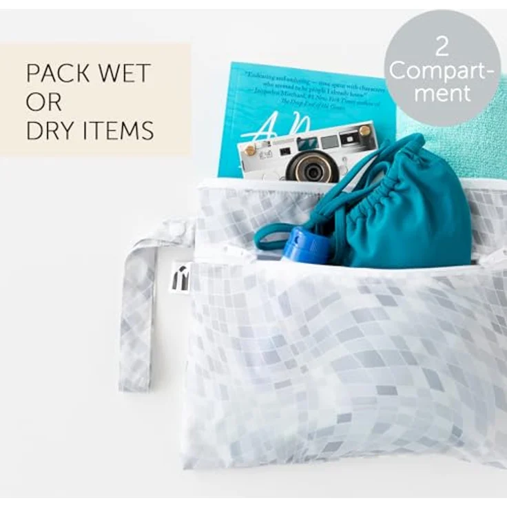 Bumkins Roamio Wasserdichte Clutch, vielseitige Tragetasche für Baby und Reisen, BPA-frei, maschinenwaschbar, mit Druckknopf-Riemen – Bild 2