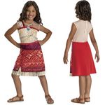 Disguise Moana Basic Plus Kleid (EU), Disney lizenziertes Kinderkostüm mit filmgenauen Details, bequem und atmungsaktiv, ideal für Abenteuer und kreatives Spielen