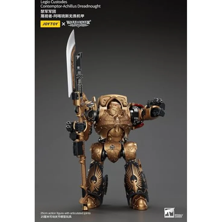 Joy Toy Warhammer The Horus Heresy Legio Custodes Contemptor-Achillus Dreadnought, 25 cm Actionfigur mit Zubehör – Bild 7