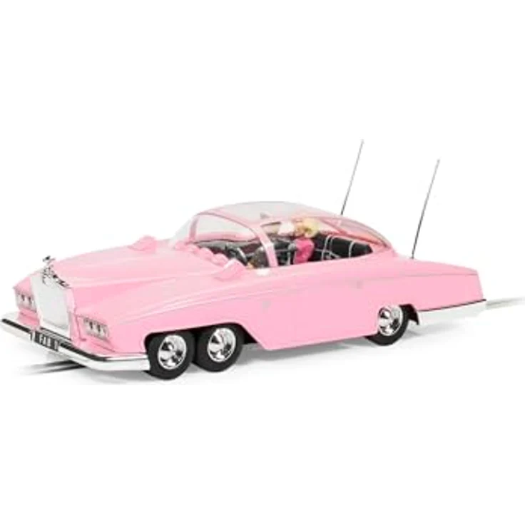 Scalextric C4479 Thunderbirds FAB-1 Film- und TV-Slotcar, Rose, Maßstab 1:32, mit Rolls-Royce Design und luxuriösem Interieur – Bild 5