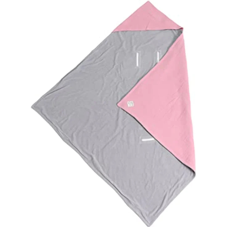 Kaiser Sunny Wrap Summer Einschlagdecke für Babyschalen, 85 x 85 cm, atmungsaktives Musselin, Birdal Rose – Bild 3