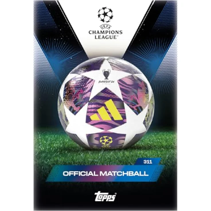 Topps 2025-26 Match Attax Extra UEFA Champions League Booster Display, 32 Boosterpackungen mit 12 Karten und 4 Sonderkarten pro Packung, inklusive 1 Hero Pack, internationale Version – Bild 2