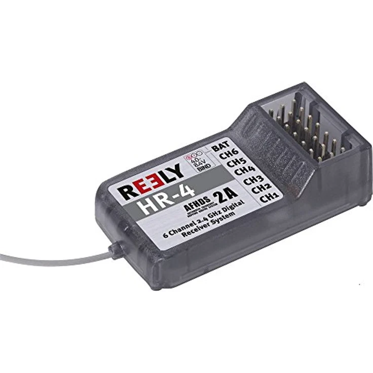 Reely HT-4 Hand-Fernsteuerung, 2,4 GHz, 4 Kanäle, ergonomisches Design, inkl. Empfänger – Bild 5