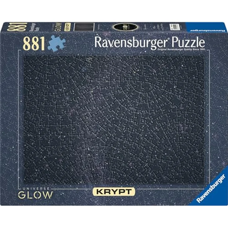 Ravensburger Puzzle 12000240 - Krypt Puzzle Universe Glow - 881 Teile, Einfarbiges schweres Puzzle für Erwachsene und Kinder ab 14 Jahren – Bild 1