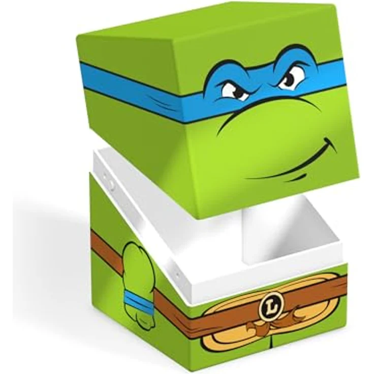 Ultimate Guard Squaroes - Squaroe Teenage Mutant Ninja Turtles™ 006 - Leonardo, Sammelkarten Zubehör für bis zu 100 Karten – Bild 4