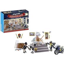 Image for PLAYMOBIL Adventskalender Polizei 71347 Museumsdiebstahl