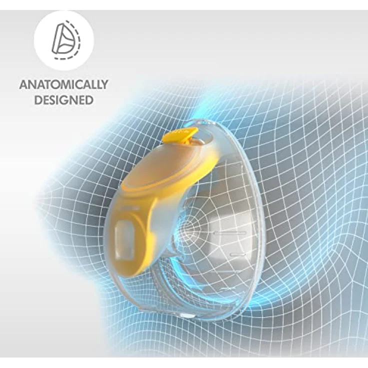 Medela Hands-Free Doppelpumpset - Ultraleicht, anatomische Form, einfach zu reinigen - Kompatibel mit Freestyle Flex und Swing Maxi Elektrische Milchpumpen - 1 Set mit 2 Cups – Bild 3