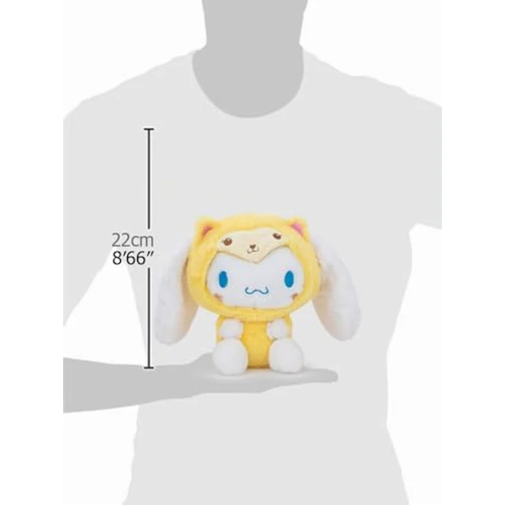 Play by Play Cinnamoroll Plüschtier, 22 cm, offiziell lizenziertes Kuscheltier, Katze – Bild 4