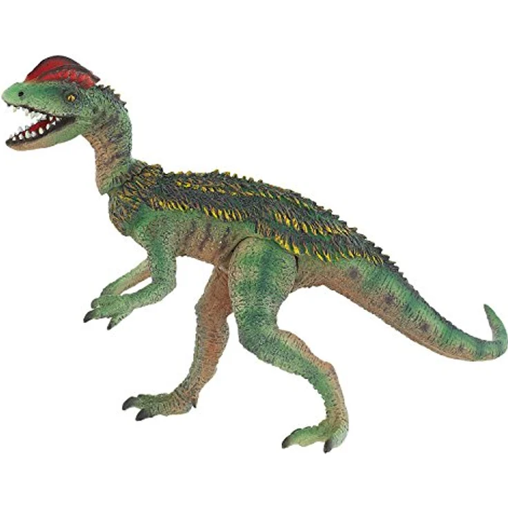 Bullyland Dilophosaurus Sammelfigur, handbemalt mit vielen Details, 14 cm Höhe – Bild 1