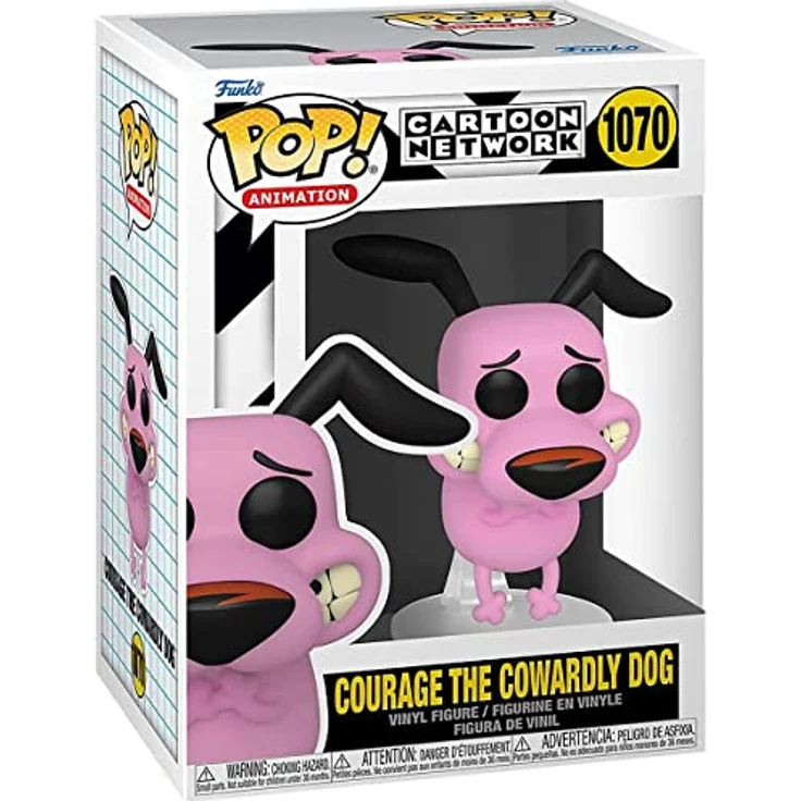 Funko POP! Animation: Courage The Cowardly Dog - Vinyl-Sammelfigur, 9,5 cm, offiziell lizenziertes Sammlerstück für Kinder und Erwachsene, ideales Geschenk für TV-Fans – Bild 2