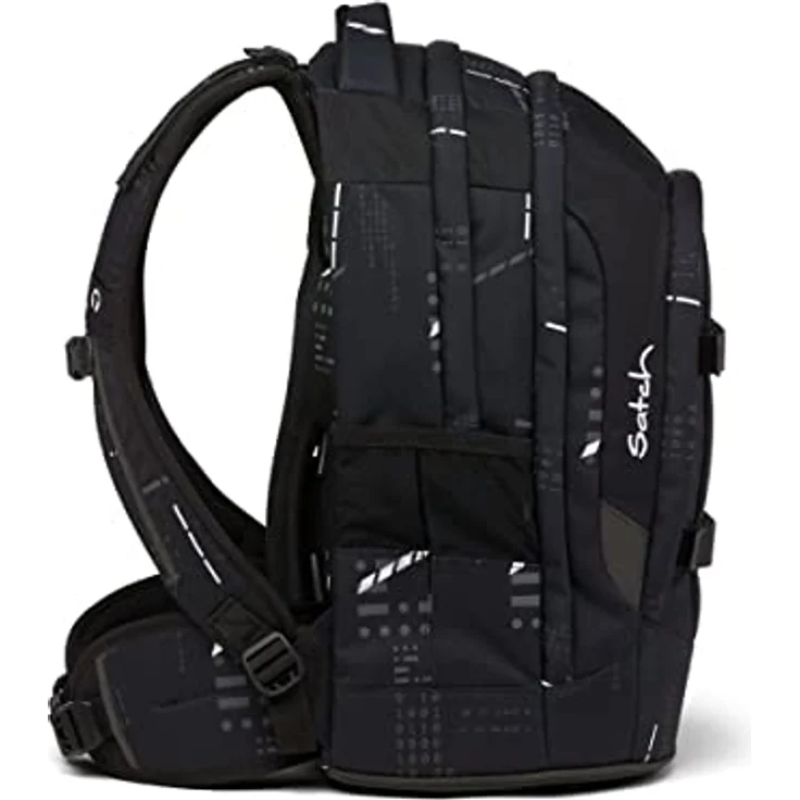 Satch Pack Schulrucksack Set 3tlg. mit Schlamperbox und Sportbeutel, 30 Liter Volumen, Ninja Matrix, aus 100% recycelten PET-Flaschen – Bild 2