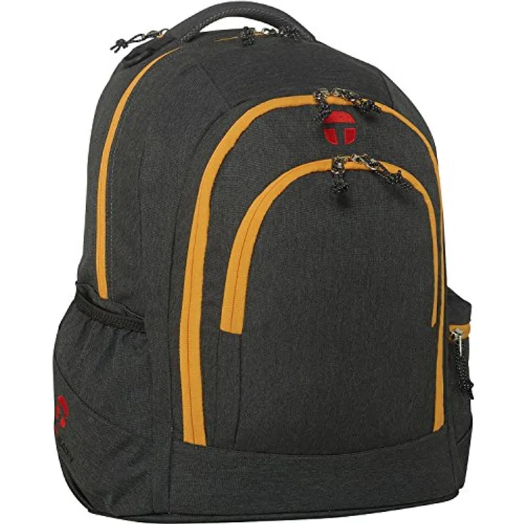 Take It Easy Schulrucksack Berlin - Motiv: Nero Grau, 48 cm, 26 Liter, 1,1 kg - Farbe: grau,orange