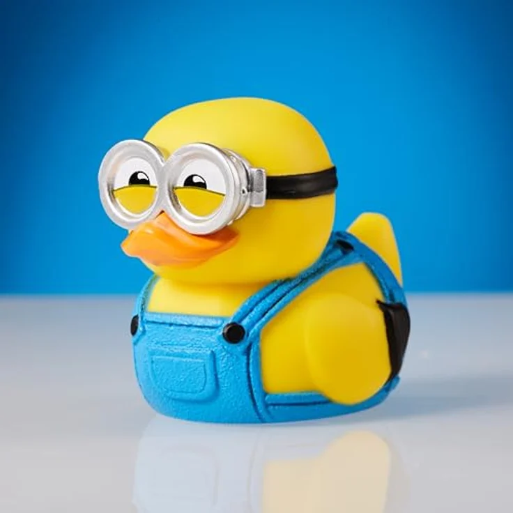 TUBBZ Mini Bob Sammelbare Vinyl-Gummiente - Offizielles Despicable Me 4 Minions Merchandise - Kinderfernsehen & Filme, Mini-Badewannen-Vitrine, stapelbar, ca. 5cm groß – Bild 3