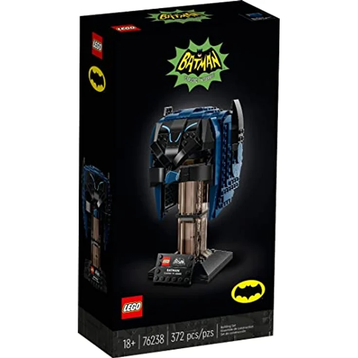 LEGO DC Comics Super Heroes Classic TV Series Batman Cowl 76238, 372-teiliger Bauhelm mit stabiler Basis und Informationsplakette für Erwachsene – Bild 1