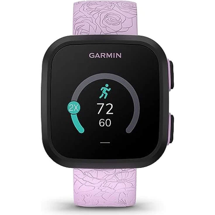 Garmin Bounce Flieder/ Schwarz Smartwatch – Bild 9