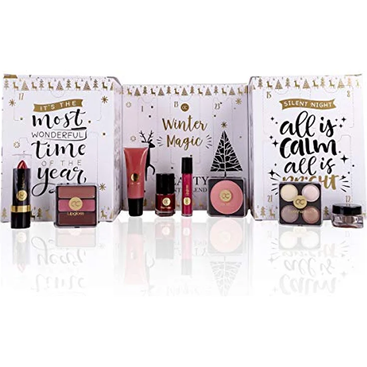 ACCENTRA Adventskalender Accentra Adventskalender Dekorativkosmetik Winter Magic 3452453IT Makeup Adventskalender für Damen & Teenager Mädchen in winterlichen Farben – Bild 2