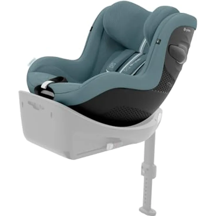 Cybex Sirona G3 Plus i-Size Reboard Kindersitz mit 360° Drehung und L.S.P. Seitenaufprallschutz, Stormy Blue