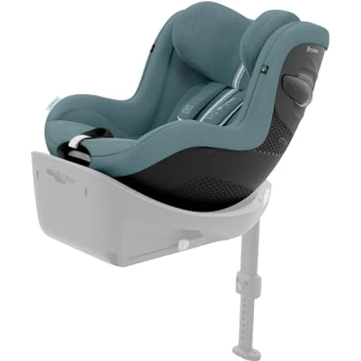 Cybex Sirona G3 Plus i-Size Reboard Kindersitz mit 360° Drehung und L.S.P. Seitenaufprallschutz, Stormy Blue – Bild 1