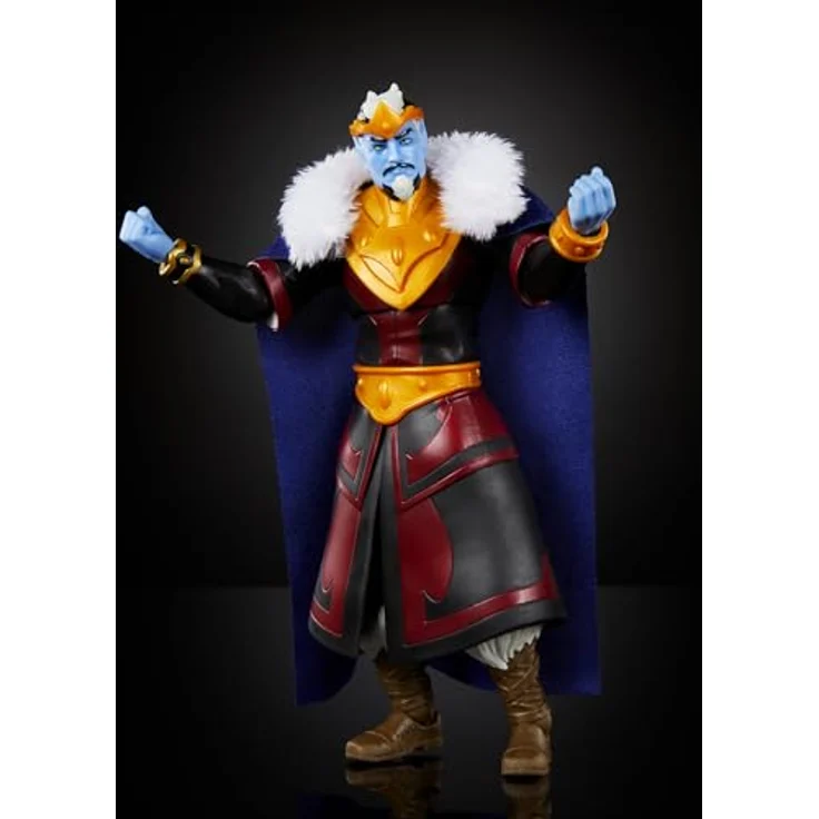Mattel® Actionfigur Masters of the Universe Masterverse New Eternia King Keldor HYC50, Deluxe-Actionfigur mit 30 Bewegungspunkten, abnehmbarem Umhang und Krone, alternative Kopf und zusätzliche Hände – Bild 6