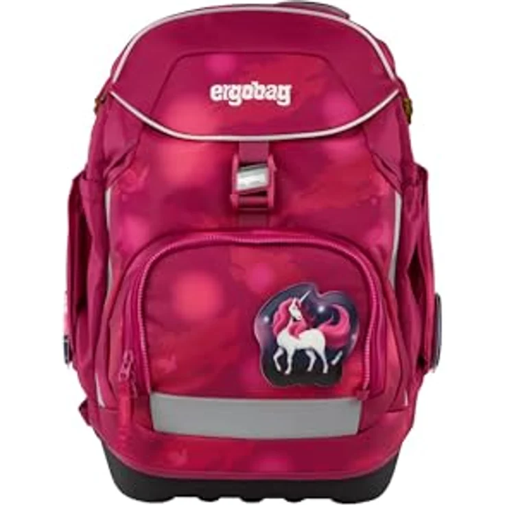 ergobag Pack Set, ergonomischer Schulranzen 6-teiliges Set für 1. Klasse mit gepolstertem Tragesystem, wasserdichter Bodenwanne und individualisierbaren Kletties, geeignet für Mädchen und Jungen – Bild 2