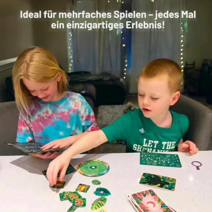 Thames & Kosmos EXIT: The Game - Kids - Jungle of Riddles | Kartenspiel mit 36 Rätselkarten für 1-4 Spieler, ab 5 Jahren – Bild 4