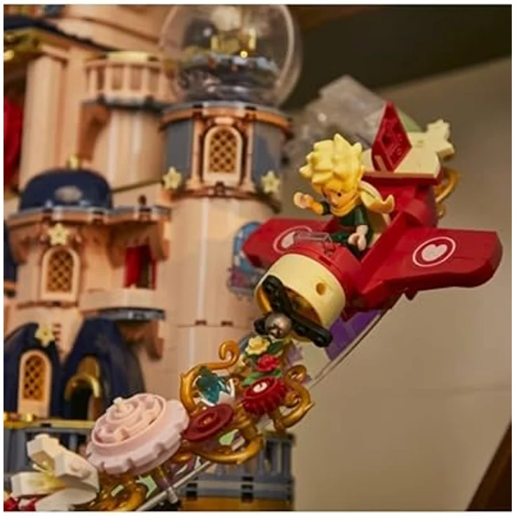 Pantasy Starry Castle, Klemmbausteine-Set mit Minifigur und Themen aus der Geschichte des kleinen Prinzen – Bild 6