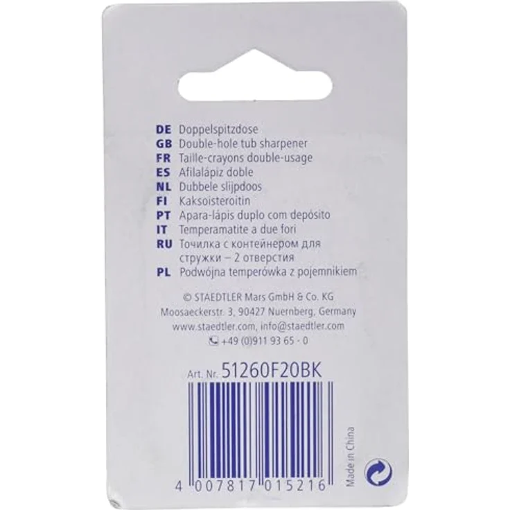 STAEDTLER 51260F20BK Doppel-Spitzdose, Neon rosa – Bild 5