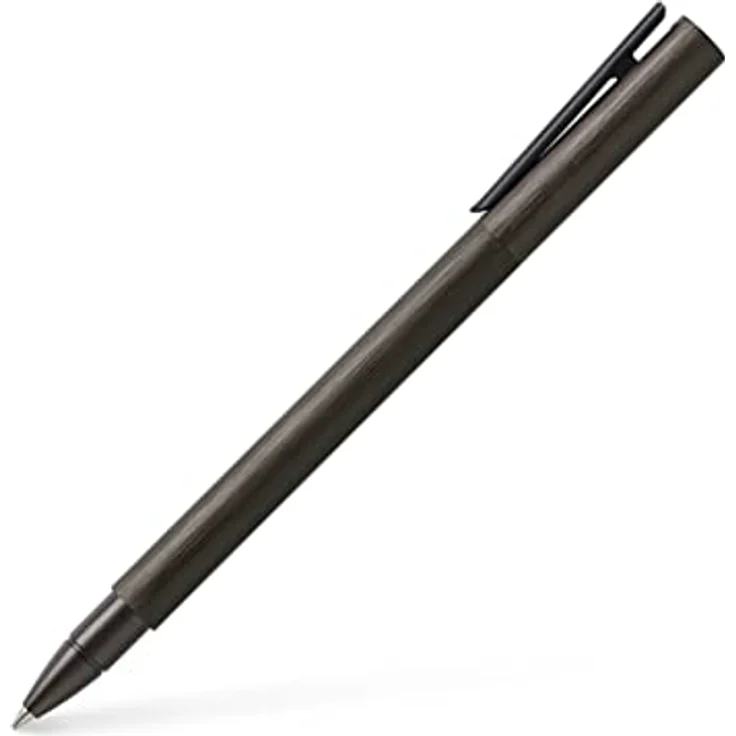 Faber-Castell Roller Neo Slim, Schreibstift aus eloxiertem Aluminium in Gunmetal, schnelltrocknende Keramiktinte – Bild 1