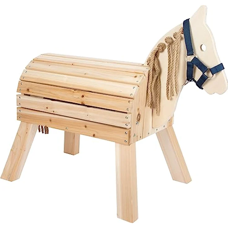 Holzpony, 79 x 41 x 70 cm, aus witterungsbeständigem Holz, von Small Foot – Bild 3