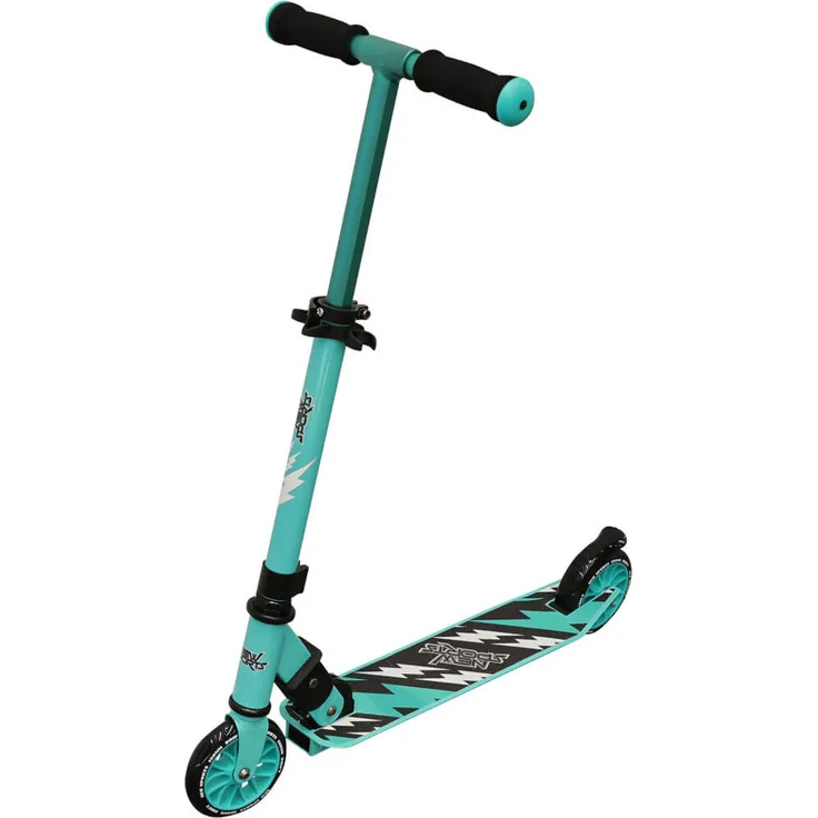 Vedes New Sports Scooter mint/schwarz 120 mm, PVC-Reifen, ABEC7 Kugellager, Aluminium Deck, für Kinder ab 5 Jahren