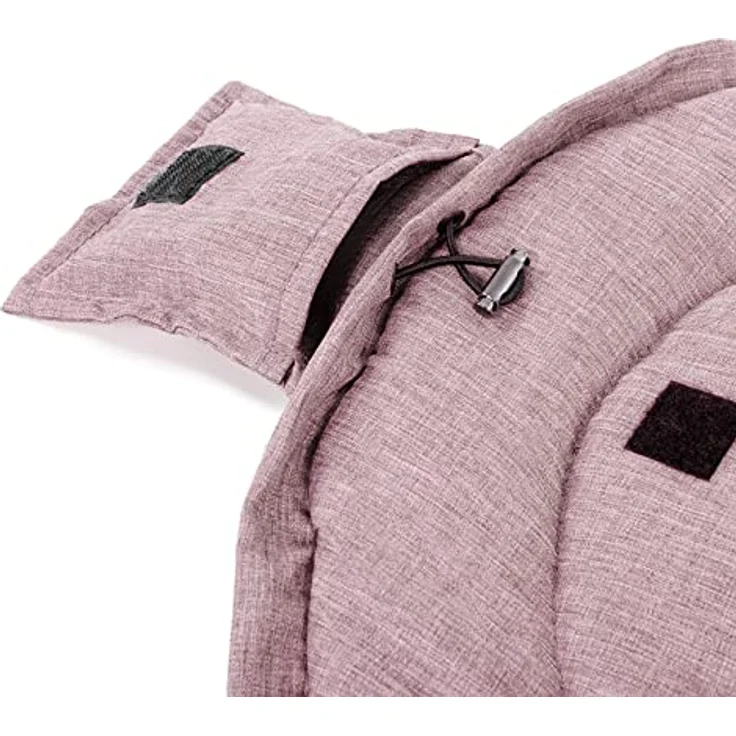 Lammfell-Fußsack OSLO für Babywanne von WERNER CHRIST BABY – universal Winterfußsack aus medizinischem Fell, für Tragetasche, Babyschale & Kinderwagen, in rot, blau, braun, schwarz, rosa, grau (Rosé) - Preisvergleich – Bild 5