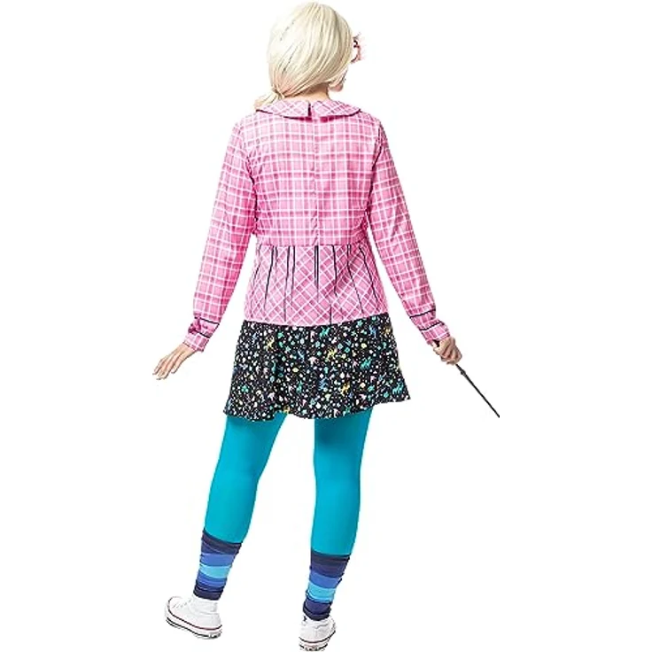 Funidelia Luna Lovegood Kostüm für Damen, Harry Potter Verkleidung in Rosa, Größe L, für Karneval, Halloween & Kostümpartys – Bild 4