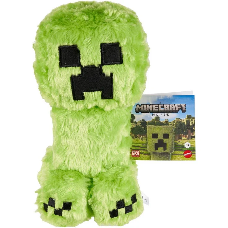 Mattel® Plüschfigur Minecraft Creeper, ca. 20 cm, weiches Spielzeug, Grün – Bild 1