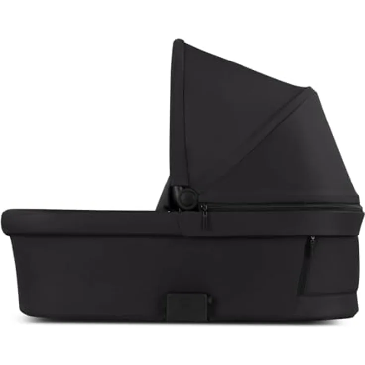 ABC Design Tragewanne für Neugeborene - faltbare Wanne mit CozyCloud Matratze, UV-Schutz 50+, passend für Zoom, Samba und Salsa Run - Pure - Coal