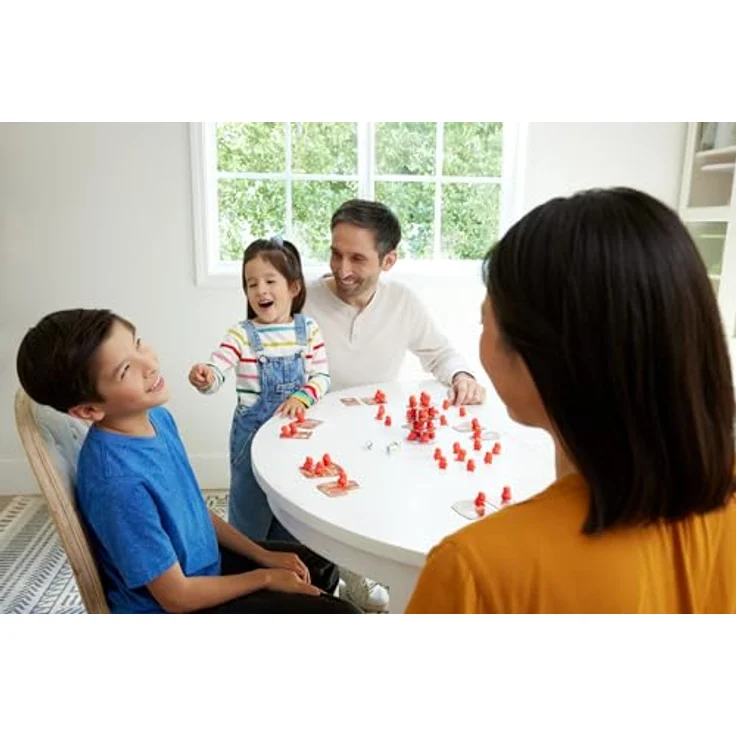 Mattel Games Biber-Bauspaß, Brettspiel für Spieleabende mit Familie und Freunden, Reisen und Camping, HPW60 - Preisvergleich – Bild 2